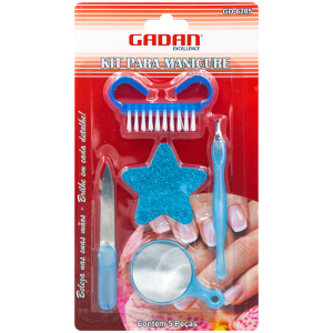 KIT MANICURE C/ 5 PEÇAS - GADAN - GD-6285