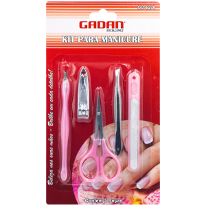 KIT MANICURE C/ 5 PEÇAS - GADAN - GD-6270
